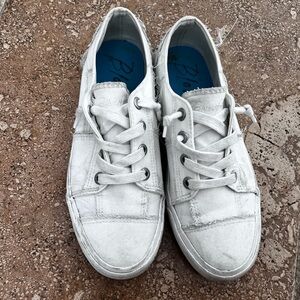 Blowfish Malibu white slip on sneakers